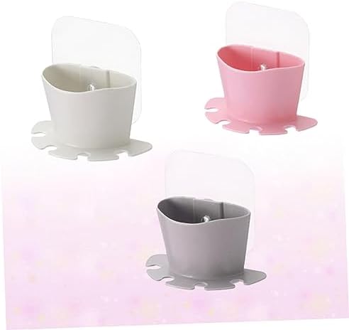 PRETYZOOM Suction Cup Toothbrush Holder Organizer
