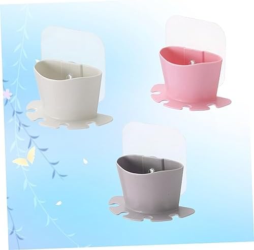 FOYTOKI Self Adhesive Bathroom Wall Toothbrush Holder