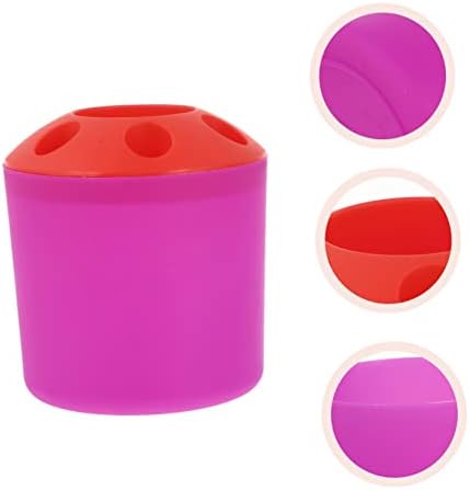 LIFKOME Large Plastic Toothbrush Organizer Stand