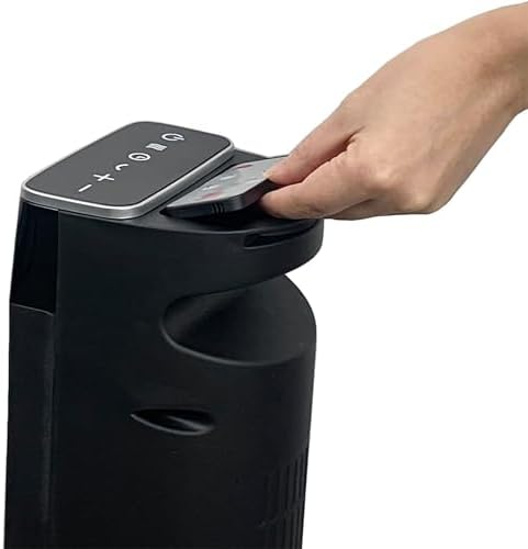 Good Housekeeping 30 Oscillating Ceramic Tower Heater with Remote Black 1