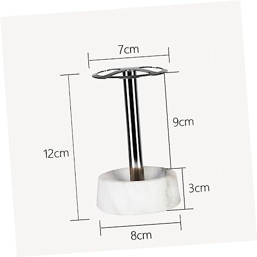Ciieeo Toothbrush Holder Stand with Marble Base