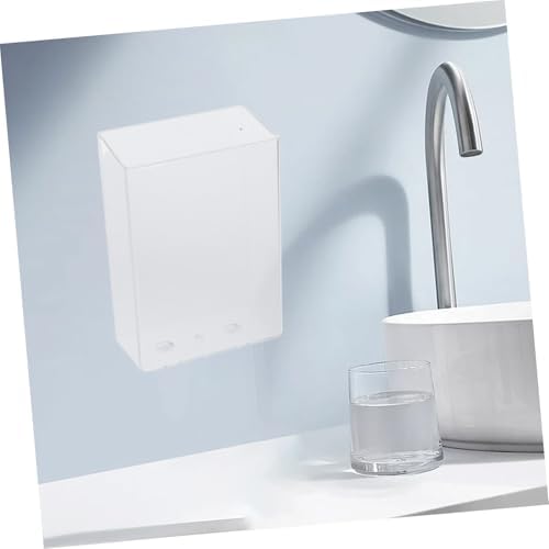 Luxshiny 2pcs Wall Mounted Toothbrush Holder and Toothpaste Dispenser