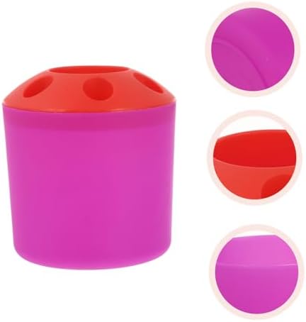 VOSAREA Toothbrush Holder with Purple Base Organizer 1