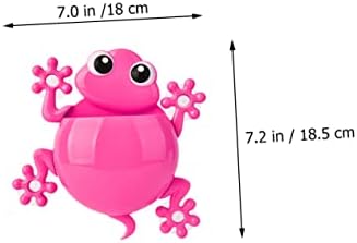 Ciieeo Suction Cup Toothbrush Holder for Kids Gecko Design