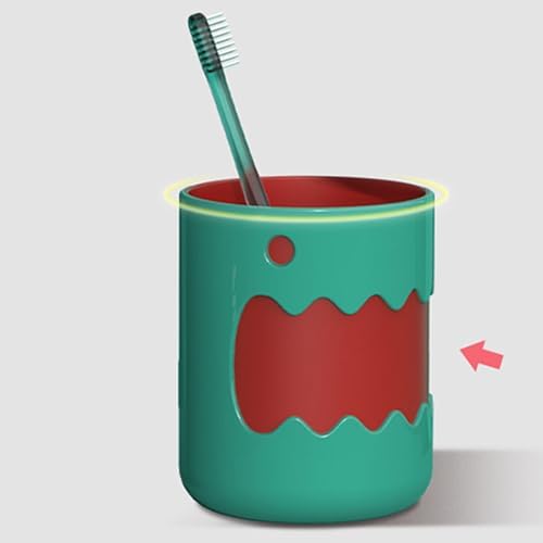 Haofy Kids Tooth Brushing Cup with Cartoon Design