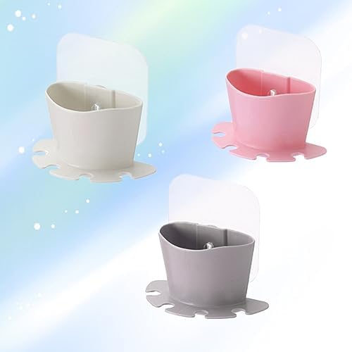 ABOOFAN Self-Adhesive Toothbrush Holder and Wall Organizer