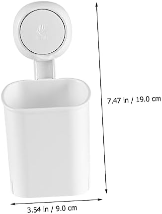 VOSAREA Wall Toothbrush Holder with Suction Cup