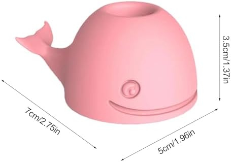 Cute Whale Toothbrush Holder - Non-Slip Siliconne for Kids