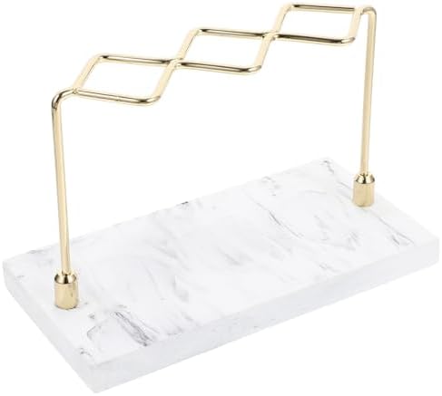 LIFKOME Marble Pattern Toothbrush Holder
