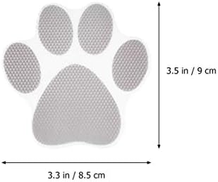 Zerodeko 30pcs Dog Paw Cartoon Bath Stickers - Non-Slip Decals for Safety