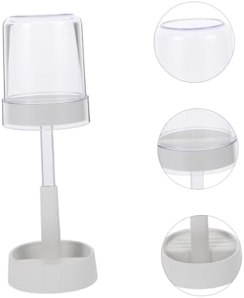 FIXOSHEE Toothbrush Holder with Drain Tray and Cover 1