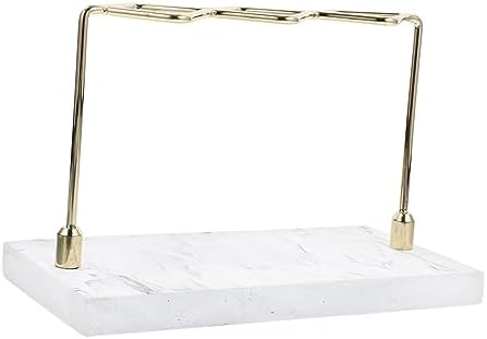 Marble Pattern Toothbrush Holder Stand for Home Bathroom Storage Organizer