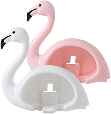 HOLIDYOYO 2Pcs Wall Mounted Toothbrush Holder Suction Cup Design