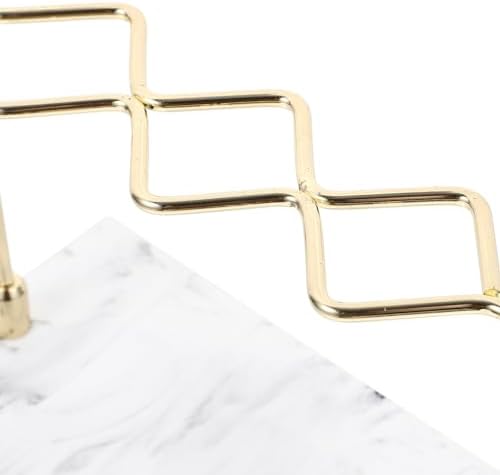 SOLUSTRE Marble Toothbrush Holder Makeup Brush Stand