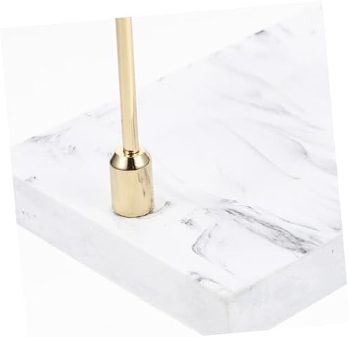 HAKIDZEL Marble Toothbrush Holder with Makeup Brush Stand