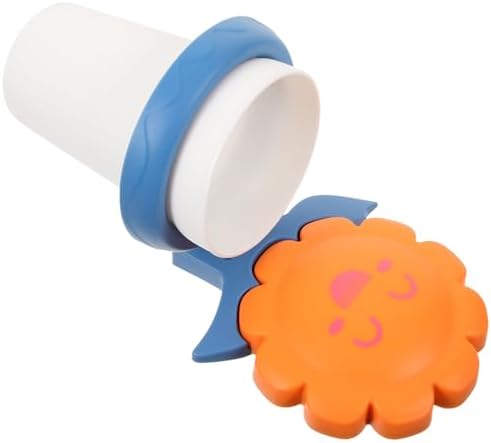 PartyKindom Wall-Mounted Toothbrush Holder with Sunflower Design
