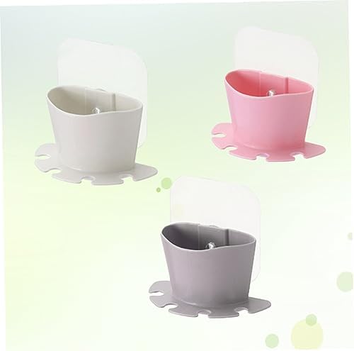 FOYTOKI Self Adhesive Bathroom Wall Toothbrush Holder