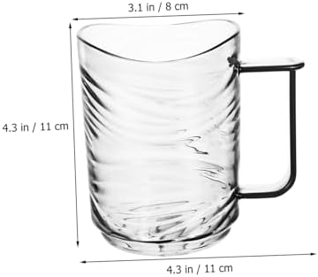 2pcs Toothbrush Holder Cup with Handle Reusable Plastic Rinse Tumbler for Bathroom