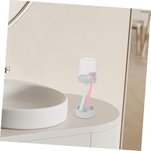 ABOOFAN Electric Toothbrush Holder with Suction Cups and Cover 1