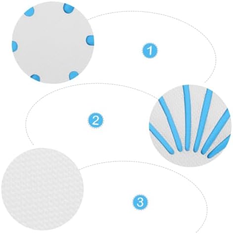 LABRIMP 2 Sets Bathtub Stickers Slip-Proof Flower and Shell Design