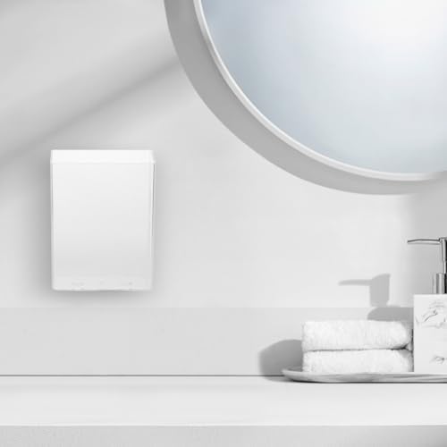 BUGUUYO 2pcs Wall Mounted Toothbrush Holder with Dispenser
