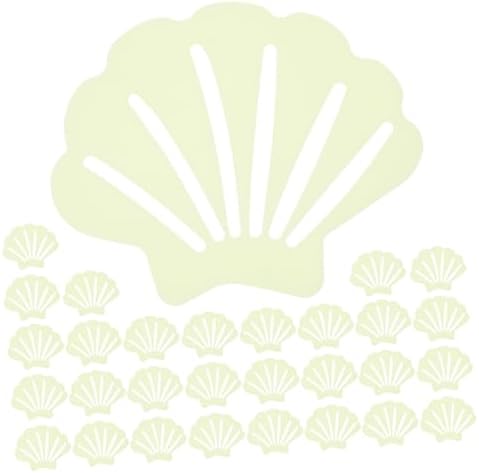 Unomor Anti-Slip Bath Stickers with Shell Design
