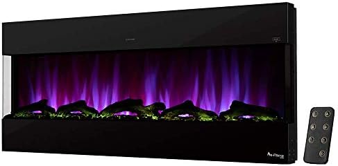 e-Flame USA Hampshire 50-inch Wall Mount LED Fireplace