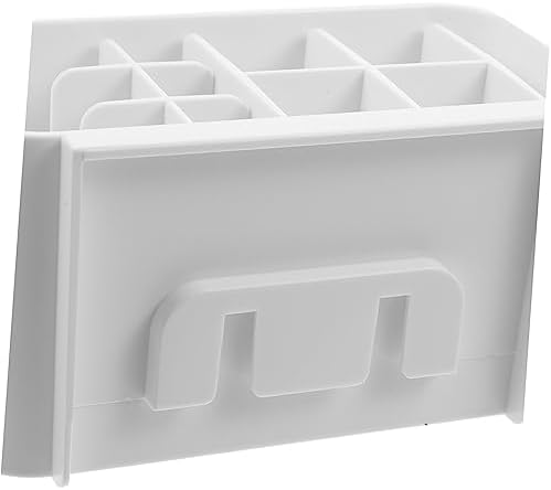 Happyyami White Toothbrush Holder Storage Box
