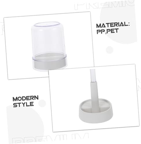 UTHCLO Toothbrush Holder with Cups Slot and Protective Lid 1
