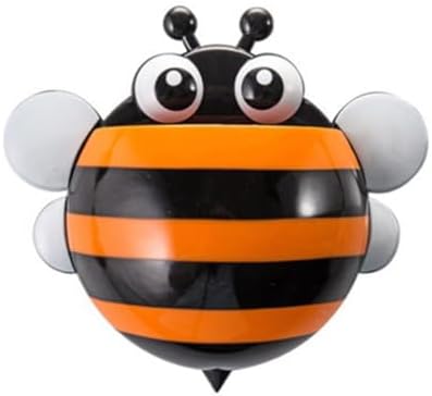 Holibanna 4PCS Bee Suction Cup Toothbrush Holder for Bathroom