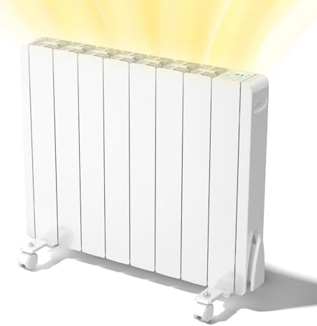 Eueiriup 1500W Electric Wall Heater with LED Display Touch Control