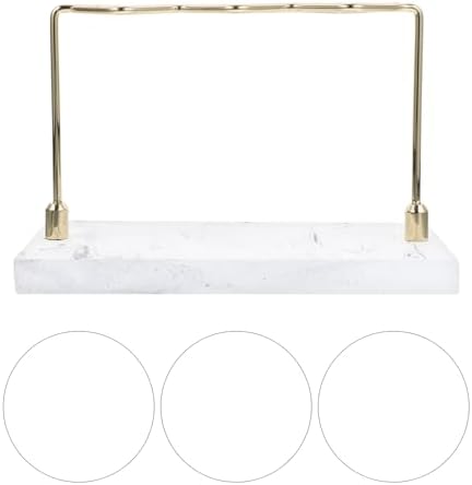 SOLUSTRE Marble Toothbrush Holder Makeup Brush Stand