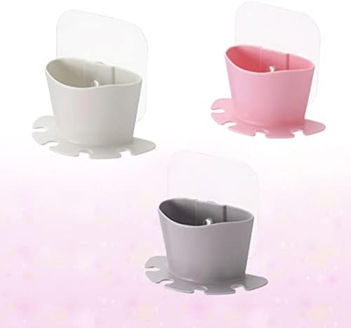 ABOOFAN Self-Adhesive Toothbrush Holder and Wall Organizer