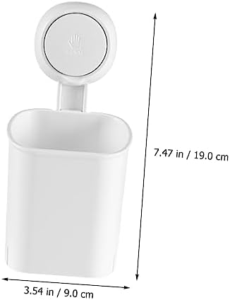 Suction Cup Toothbrush Holder with Drain Hole No Drill