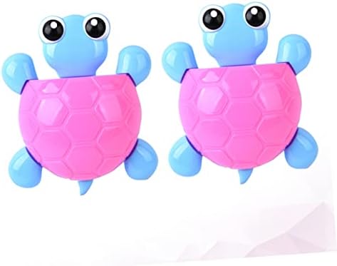 HOOTNEE 2Pcs Suction Cup Turtle Toothbrush Holder
