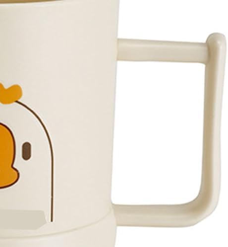 Haofy Cartoon Toothbrush Cup with Cute Design and Practical Use