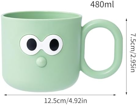 Cartoon Toothbrush Cup Holder for Kids Reusable and Eco-Friendly