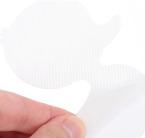 PRETYZOOM 20pcs Duck Non-Slip Bathtub Stickers White