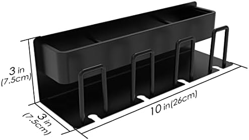 LUEXBOX 4 Cup Toothbrush and Toothpaste Holder