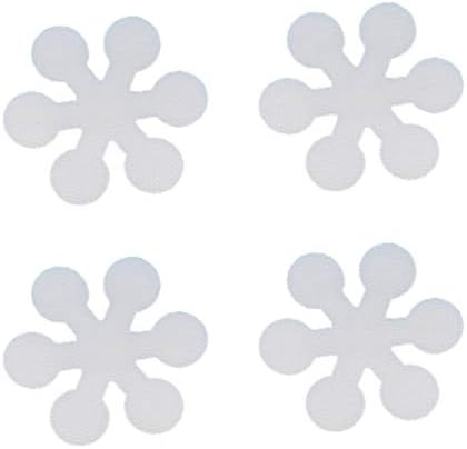 Cabilock 20 Pack Snowflake Non-Slip Bath Treads