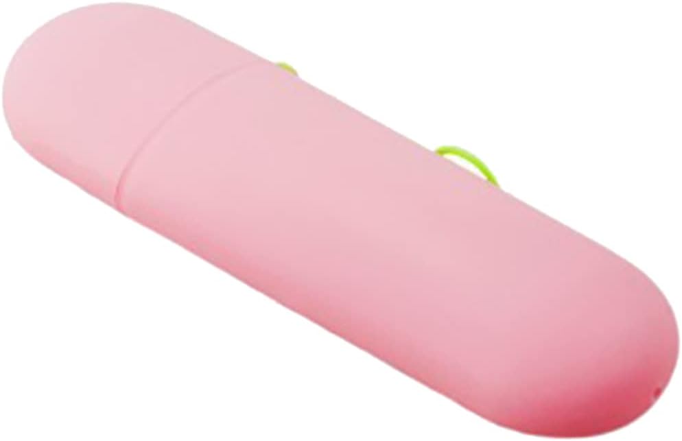 PRETYZOOM Toothbrush Holder with PP Case and Toothpaste Storage