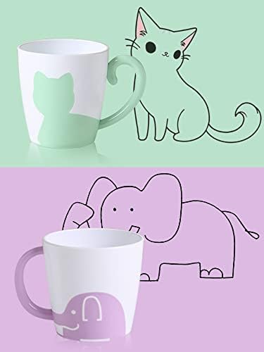 Cute Animal Pattern Gargle Cup Oval Toothbrush Holder