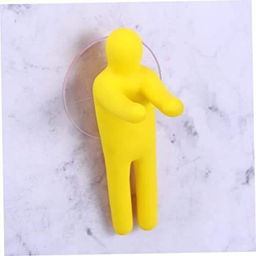 IMIKEYA 6 Pcs Bathroom Suction Cup Hooks and Toothbrush Holders