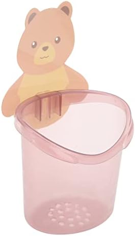 Space-Saving Wall-Mounted Toothbrush Holder Pink