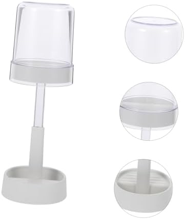 LIFKOME Modern Lamp Toothbrush Holder with Suction Cup