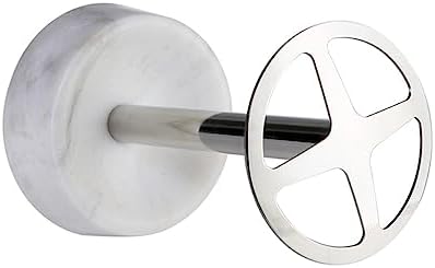 Amosfun Wall Mounted Toothbrush Holder with Marble Base