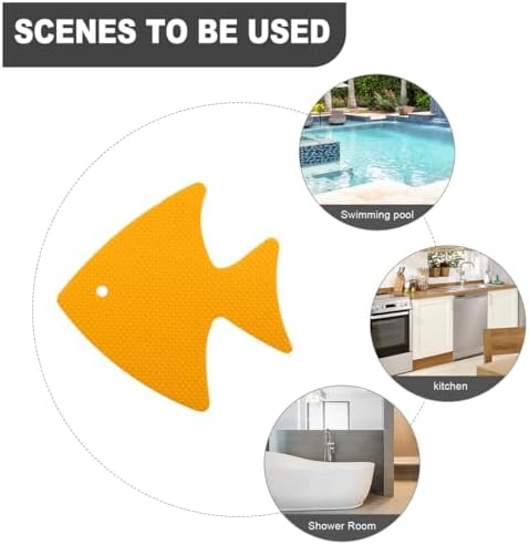 Angoily 20PCS Anti-Slip Bath Stickers with Sea Animal Decals