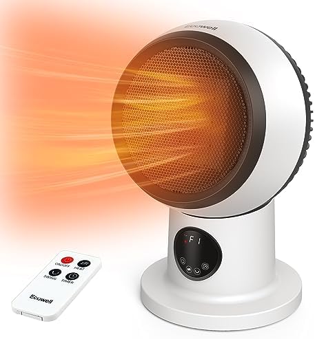 ECOWELL Space Heater Fan Combo with Remote