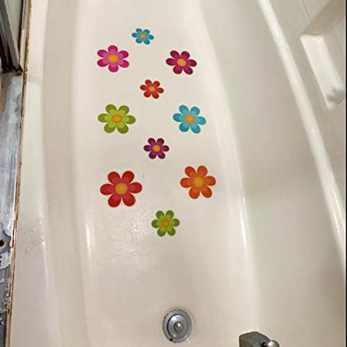 Honbay 10PCS Colorful Non-Slip Bathtub Stickers