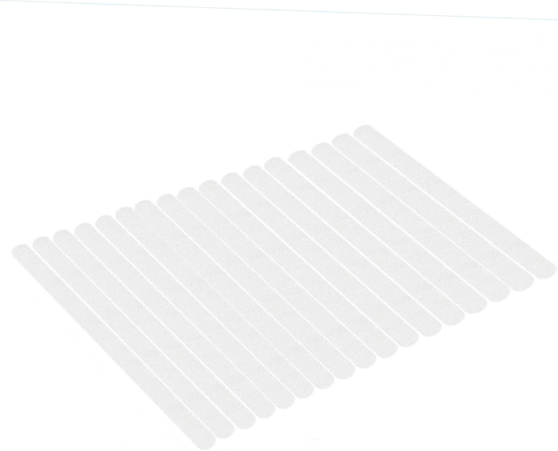 HAKIDZEL 24pcs Non-Slip Transparent Stickers for Bathroom and Staircase Use